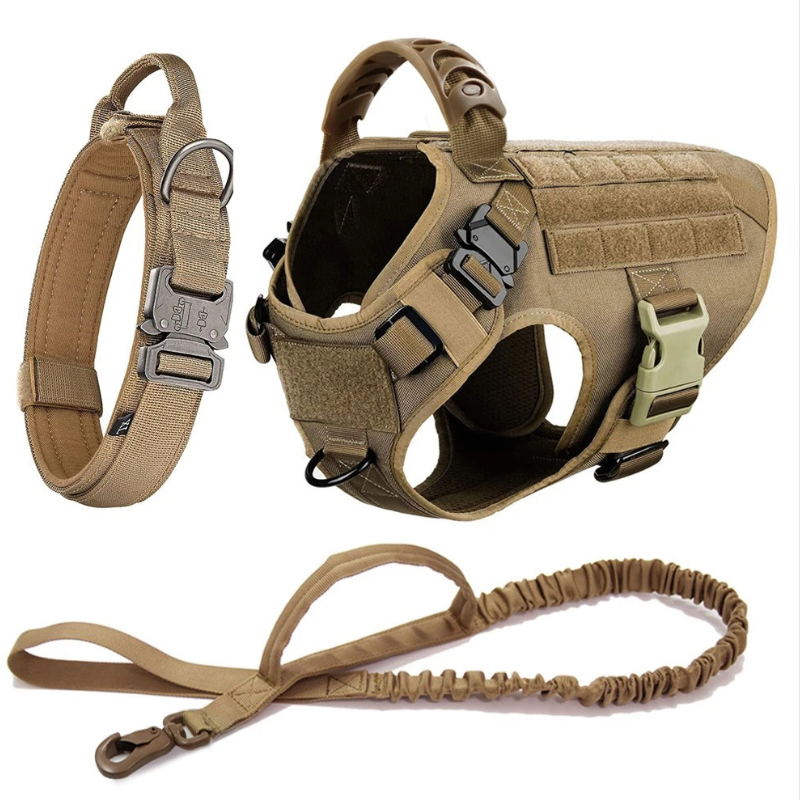 Large Dog Harness & Leash Set – Training Vest