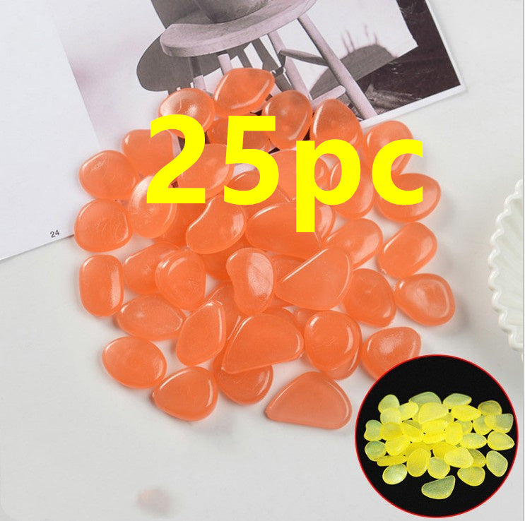 Fluorescent Aquarium Pebbles Fish Tank