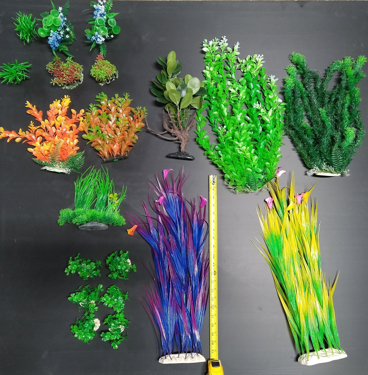 Premium Artificial Aquarium Plant Package for Fish Tank