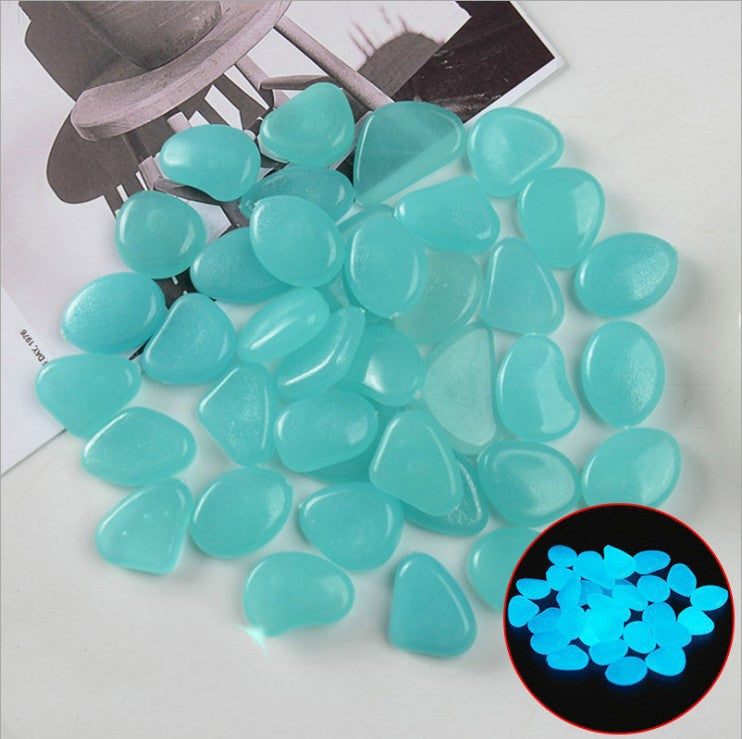 Fluorescent Aquarium Pebbles Fish Tank