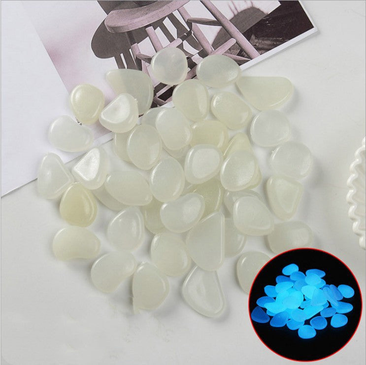 Fluorescent Aquarium Pebbles Fish Tank