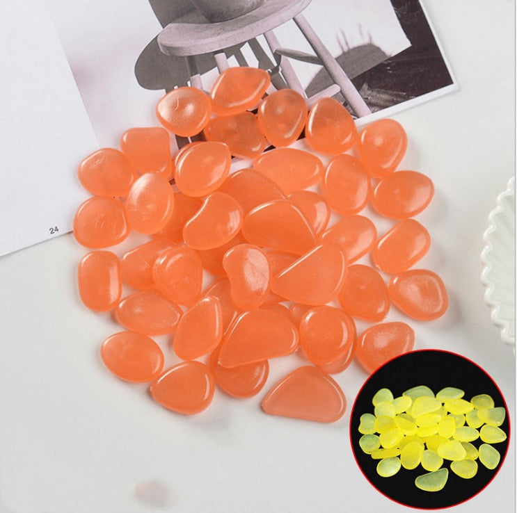 Fluorescent Aquarium Pebbles Fish Tank