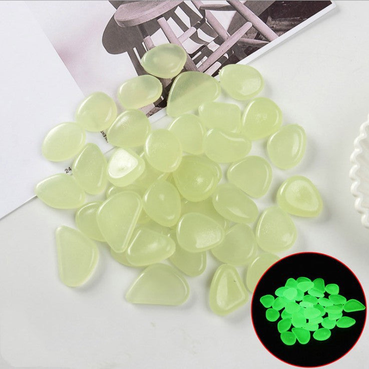 Fluorescent Aquarium Pebbles Fish Tank