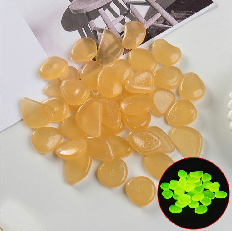 Fluorescent Aquarium Pebbles Fish Tank
