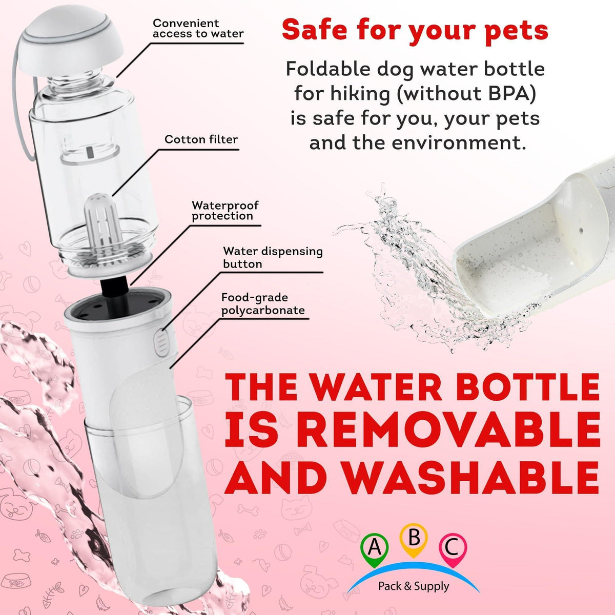 Dog Water Bottle Dispenser