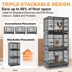 Stackable Heavy Duty Dog Crate