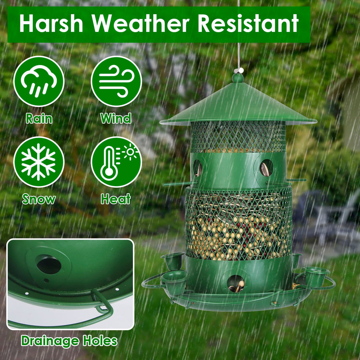Outdoor Hanging Bird Feeder