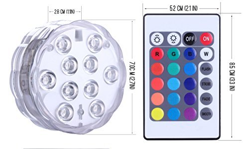 Waterproof LED Light With Remote