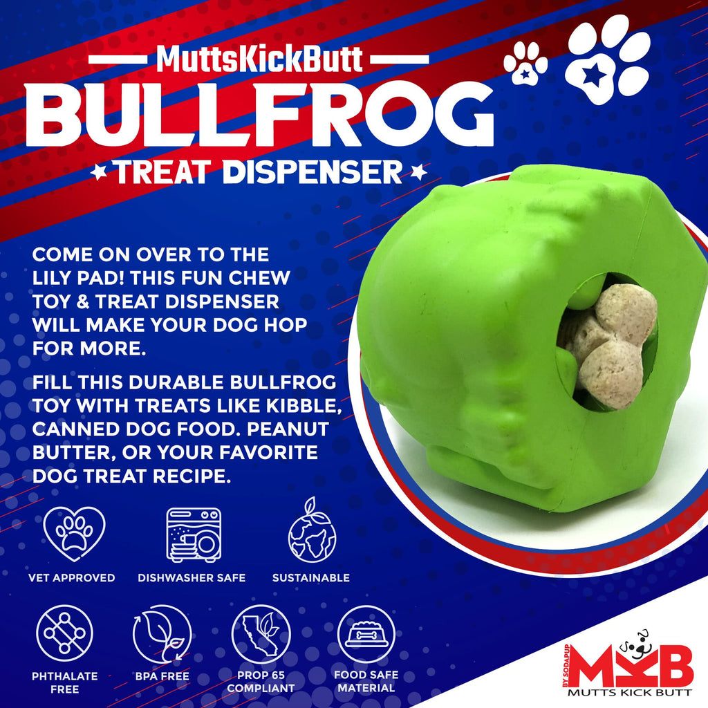 Bull Frog Dog Chew Toy