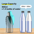 Pet Water Bottle With Drinking Bowl