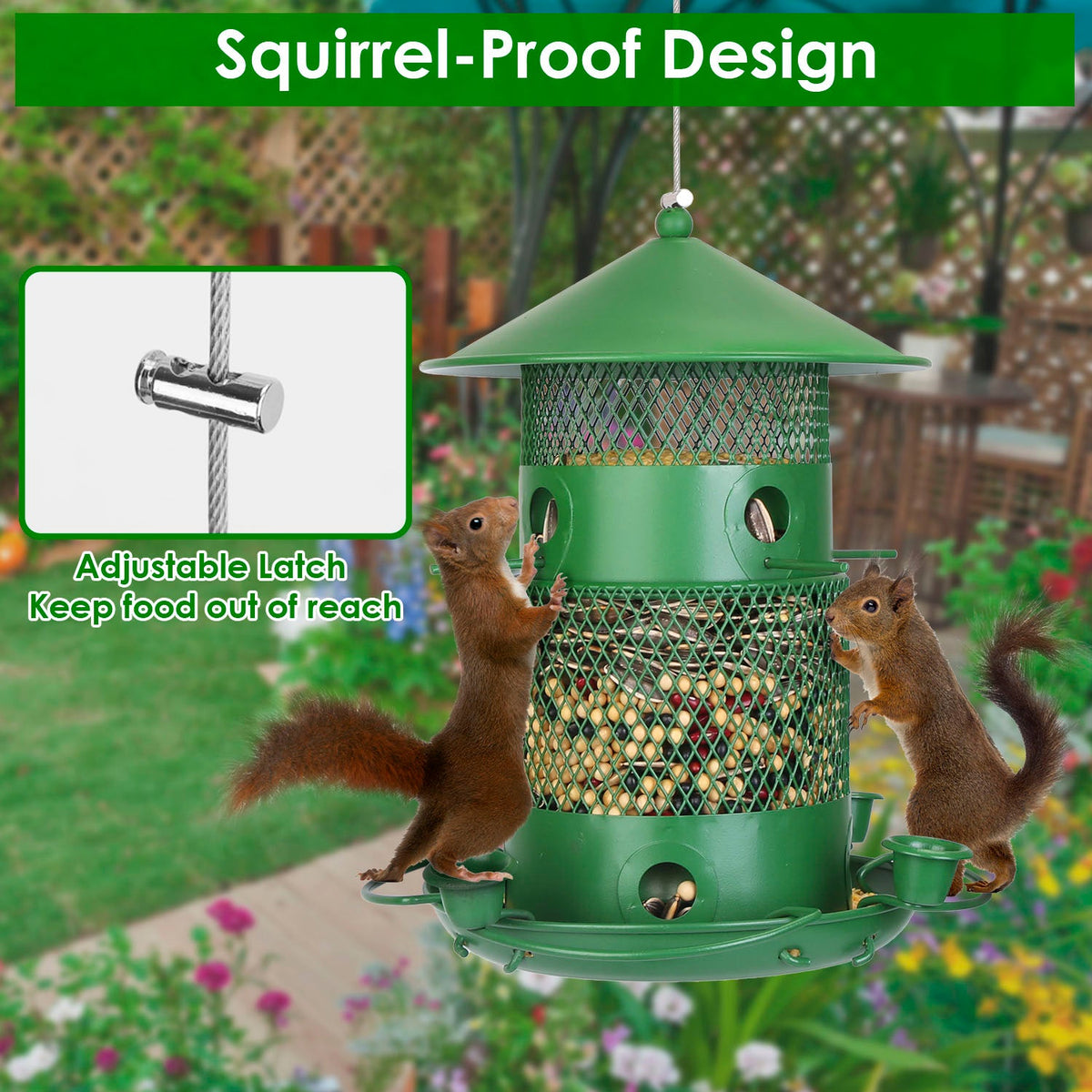 Outdoor Hanging Bird Feeder