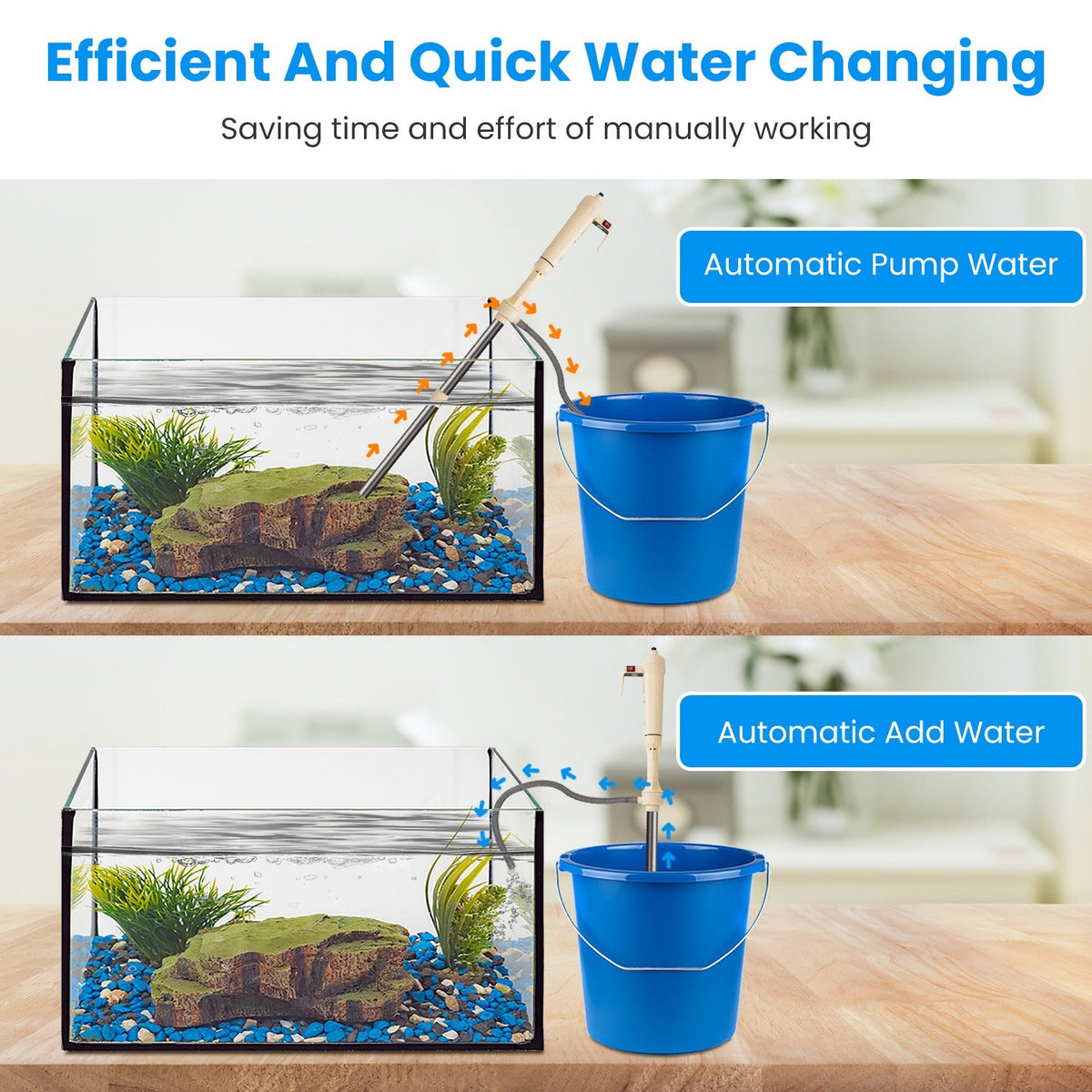 Multifunctional Electric Aquarium Cleaner Kit