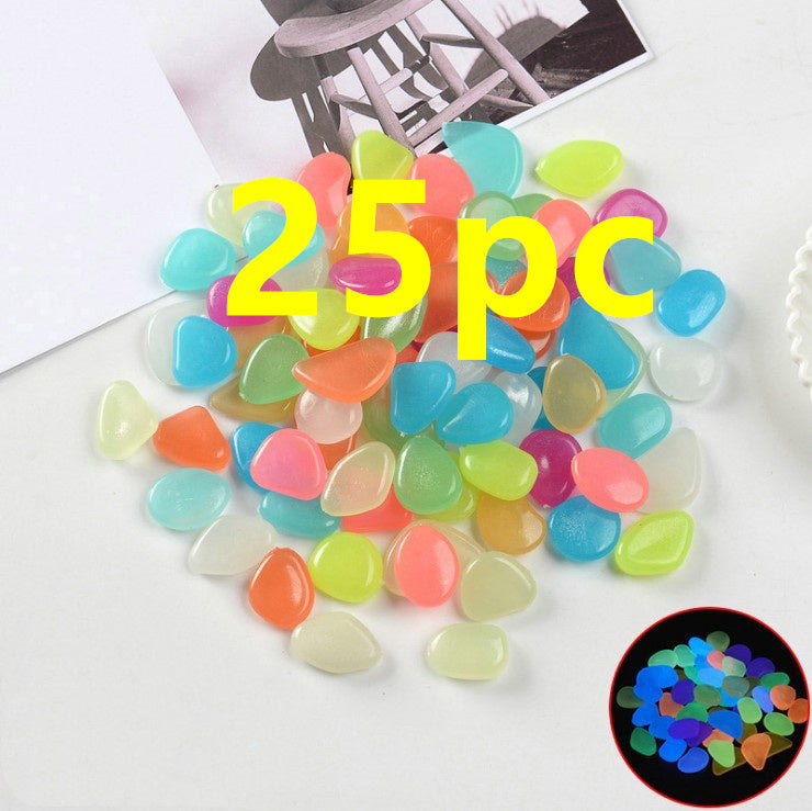 Fluorescent Aquarium Pebbles Fish Tank