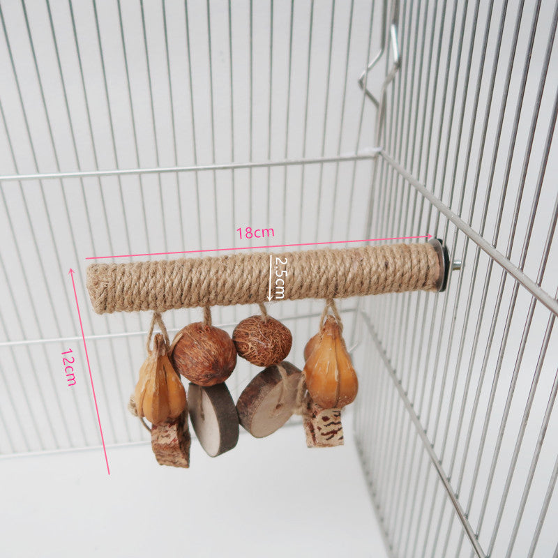 Parrot Rope Braided Bird Toy