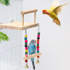 Perch and Beaded Swing for Birds