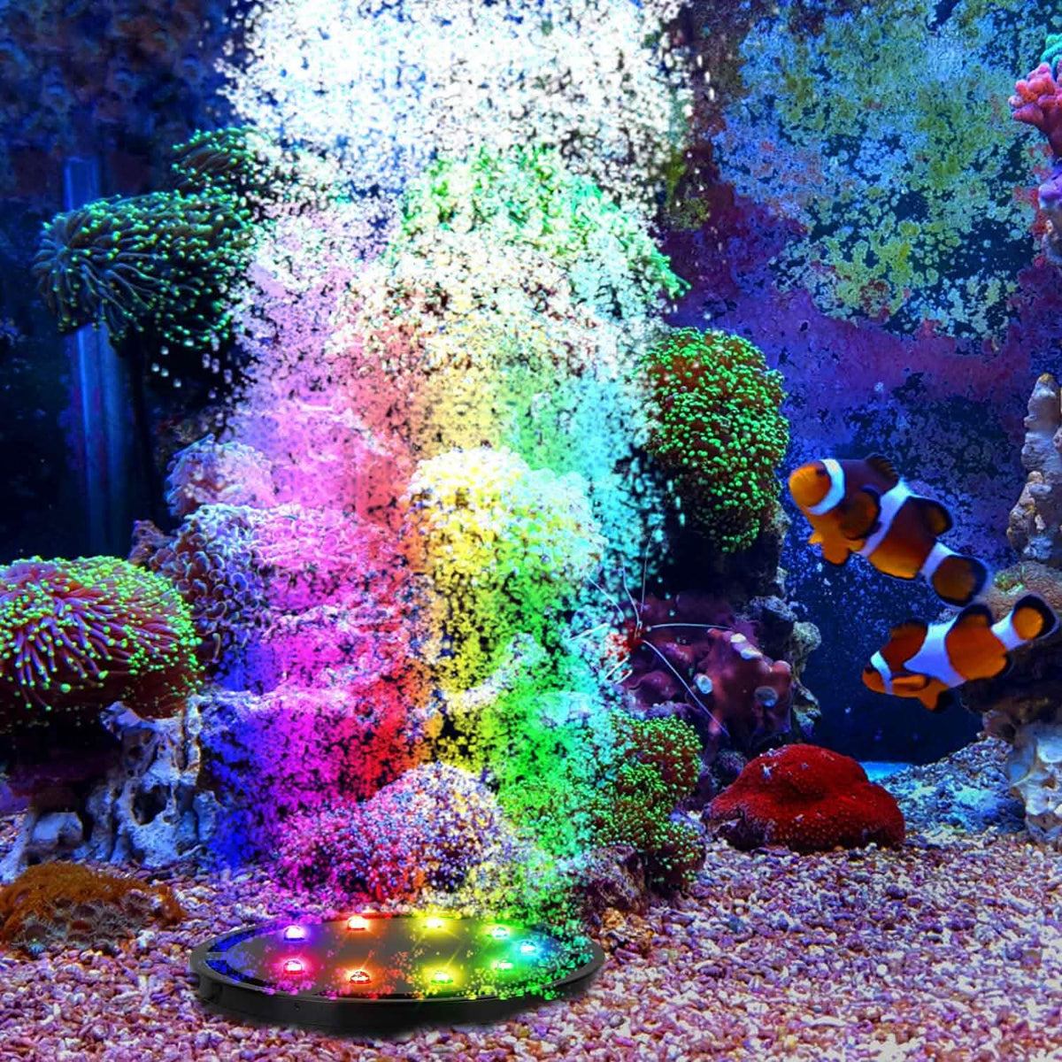 LED Aquarium Air Bubble Lamp