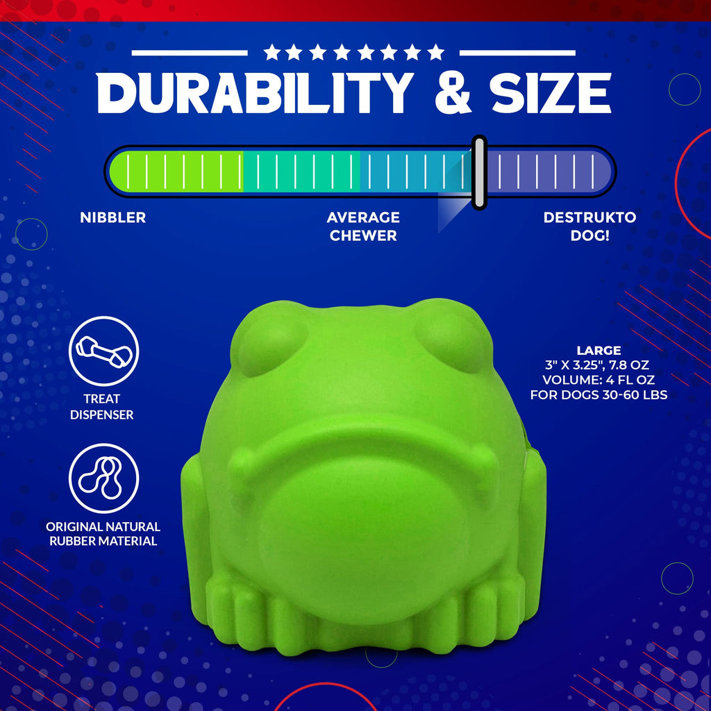 Bull Frog Dog Chew Toy