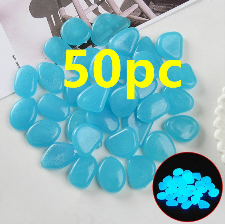 Fluorescent Aquarium Pebbles Fish Tank