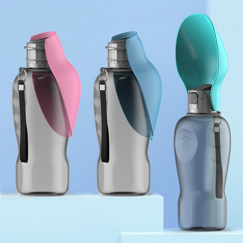 Pet Water Bottle With Drinking Bowl