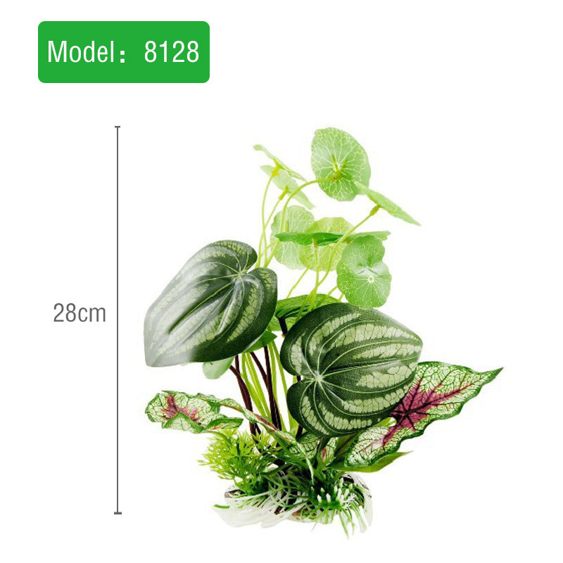 Artificial Terrarium & Aquarium Plant Decor