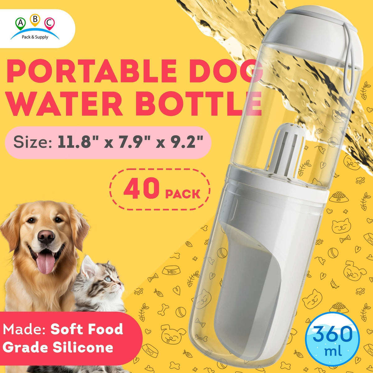 Dog Water Bottle Dispenser