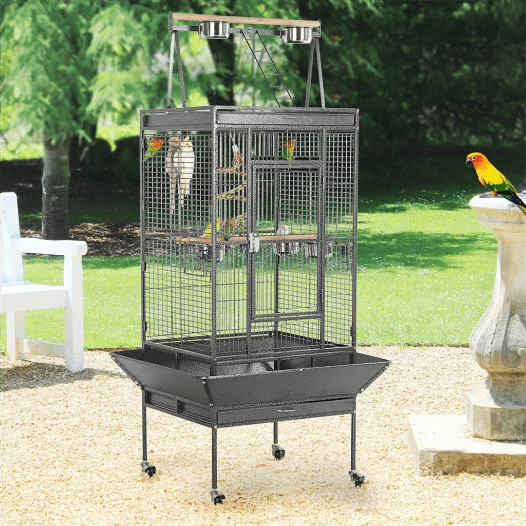 Metal Rolling Bird Cage