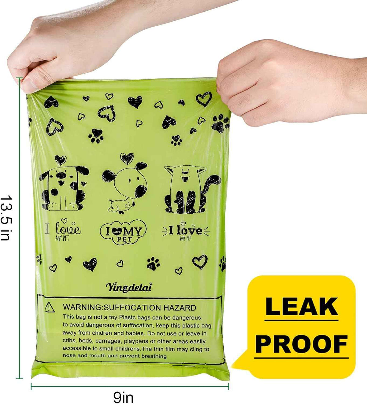 Dog Poop Bags| Leak-Proof, Eco-Friendly