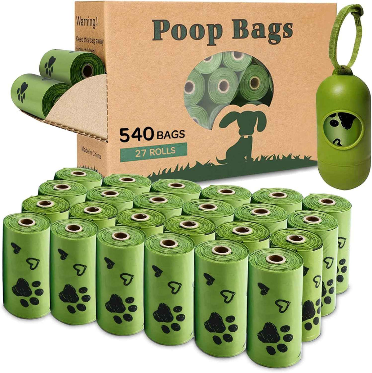 Dog Poop Bags| Leak-Proof, Eco-Friendly