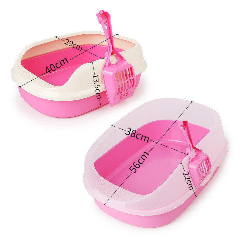 Pet Cat Litter Box With Shovel