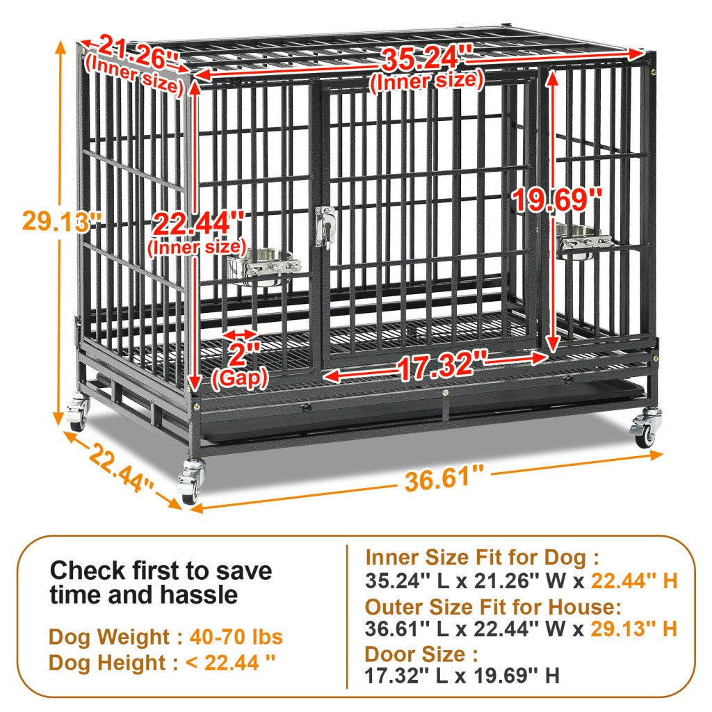 Stackable Heavy Duty Dog Crate
