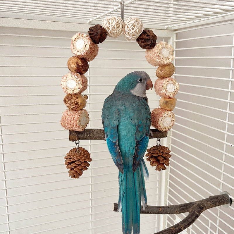 Natural Log Bird Stand