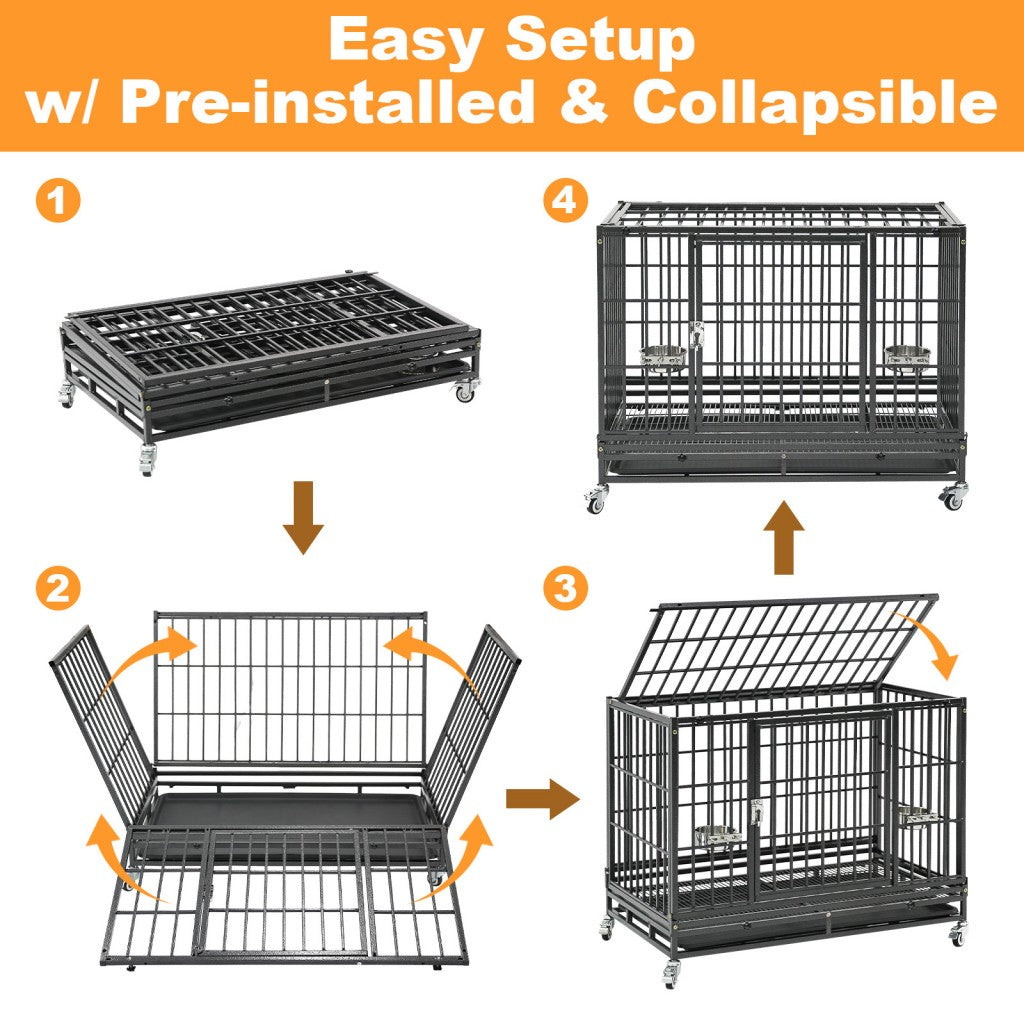 Stackable Heavy Duty Dog Crate