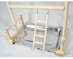 Solid Wood Toy Swing and Climbing Ladder