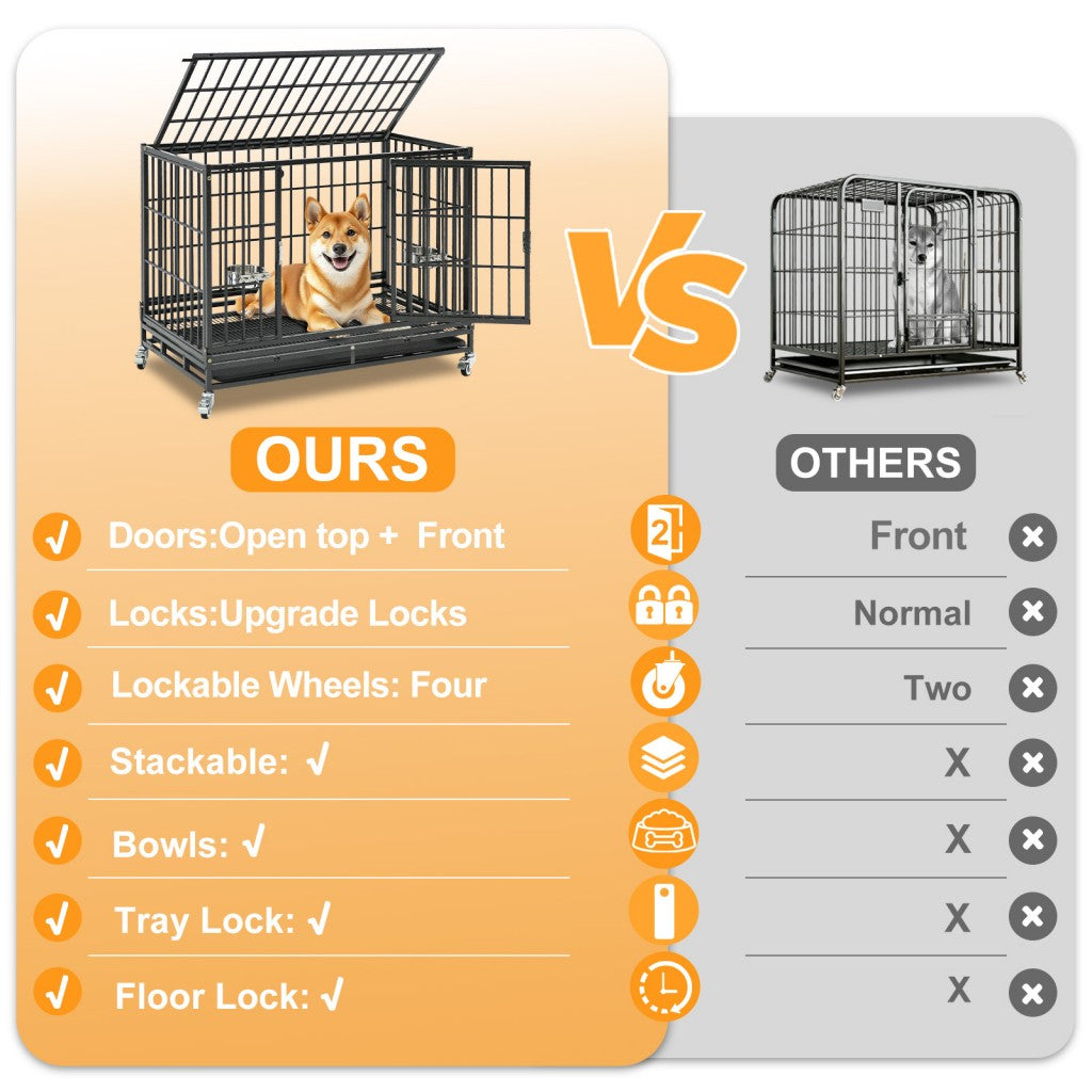 Stackable Heavy Duty Dog Crate