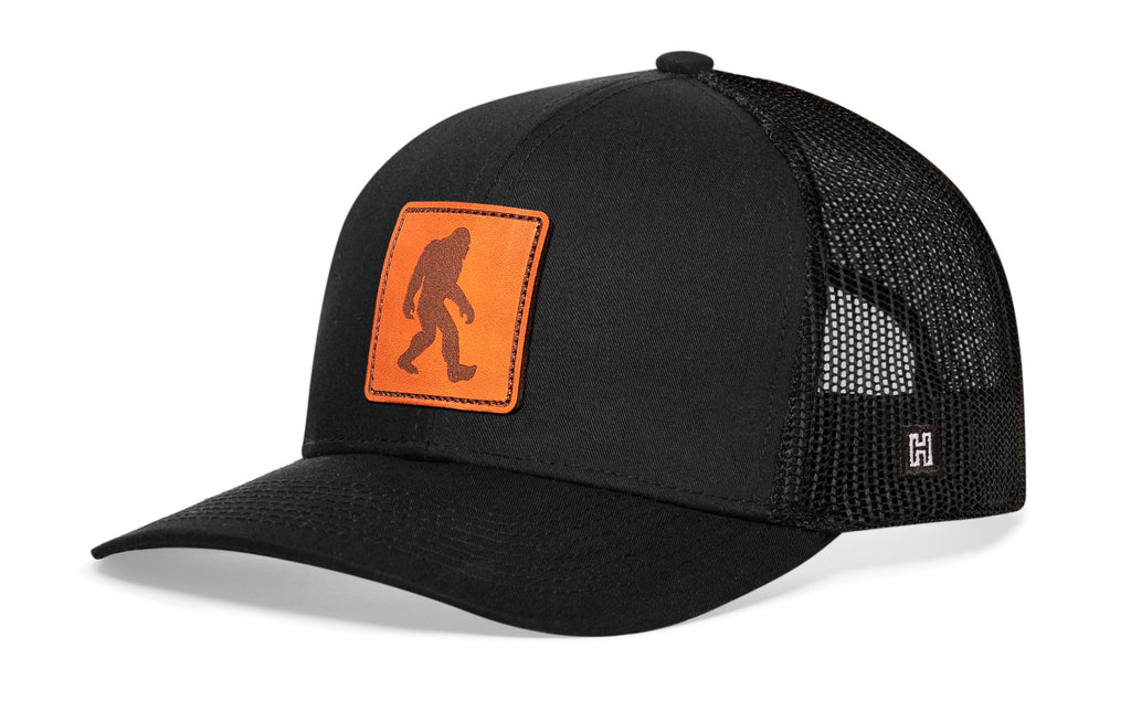 Bigfoot Trucker Hat  |  Leather