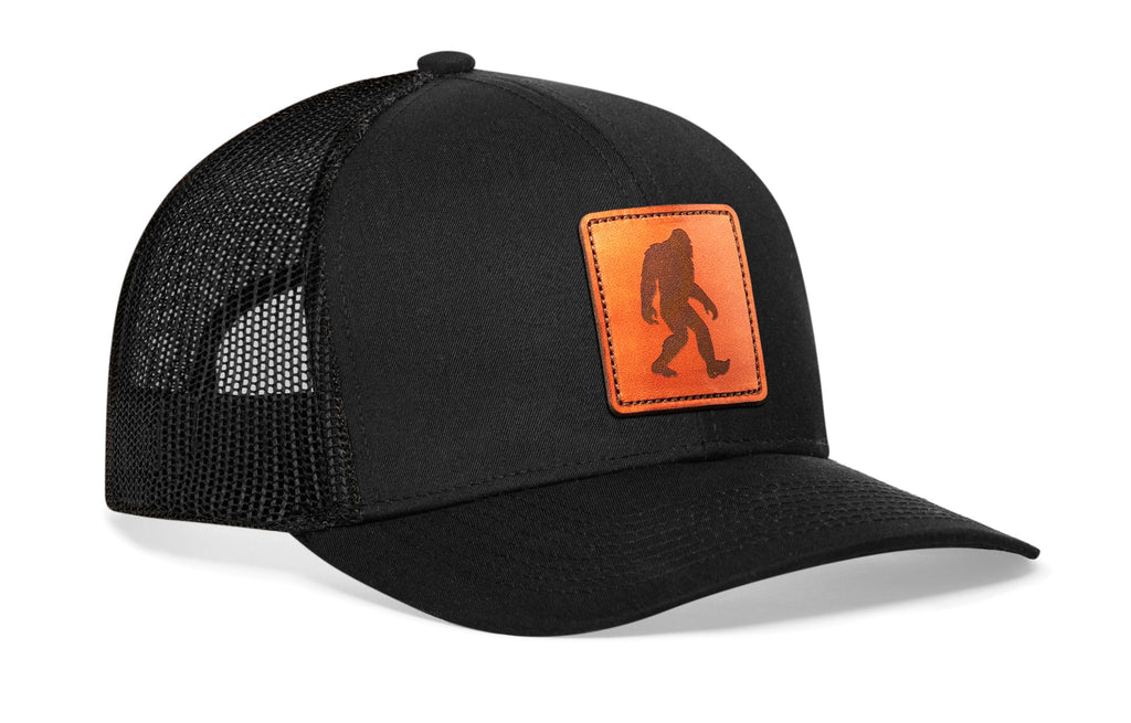 Bigfoot Trucker Hat  |  Leather