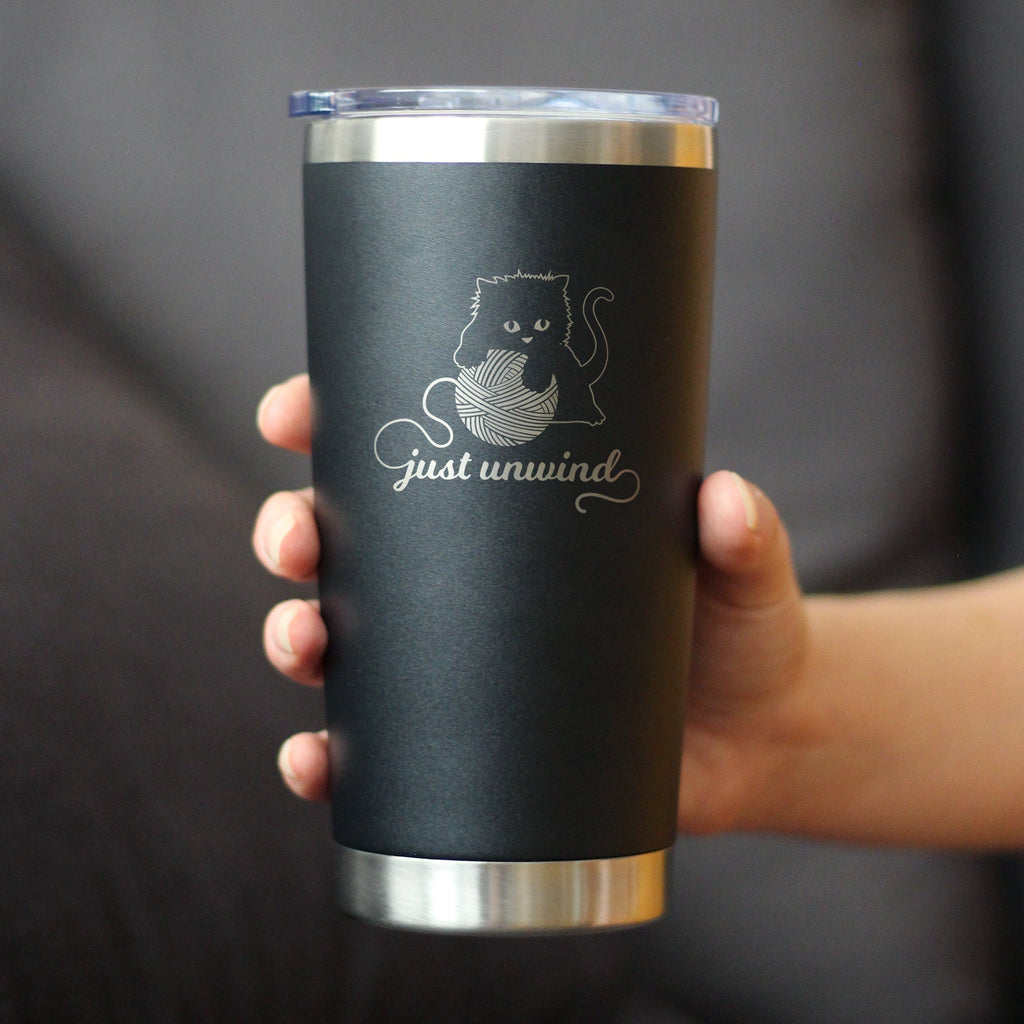 Cat Insulated Coffee Tumbler Cup