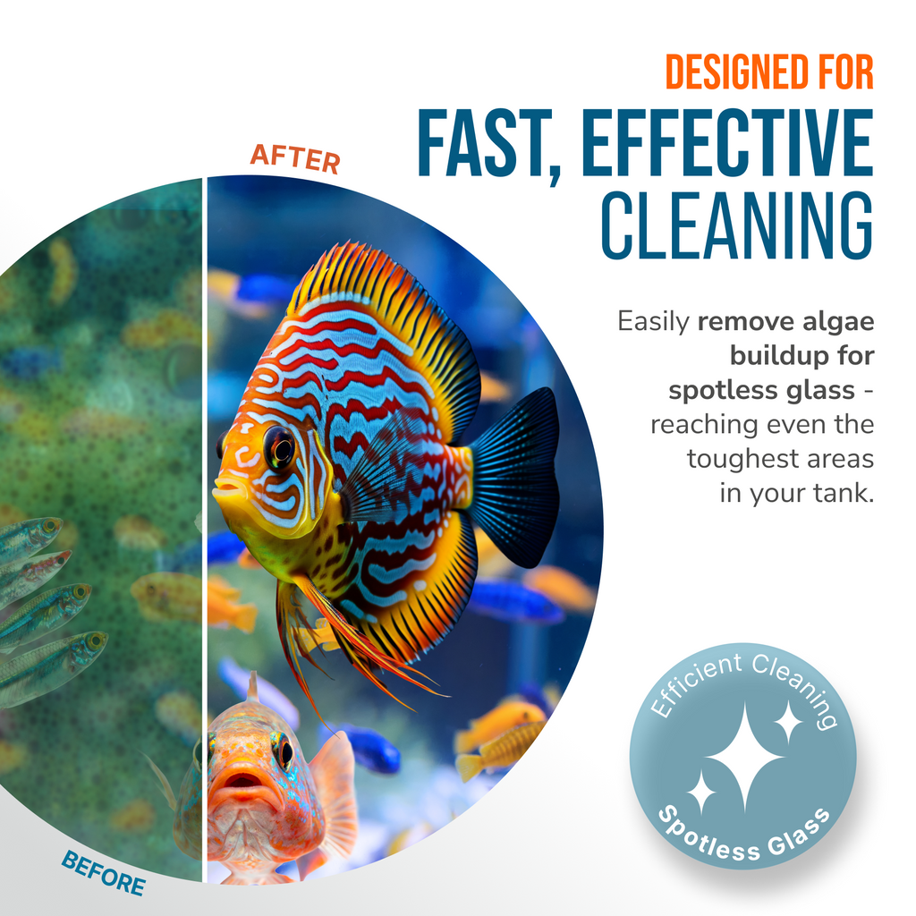 2 in 1 Magnetic Aquarium Algae Cleaner