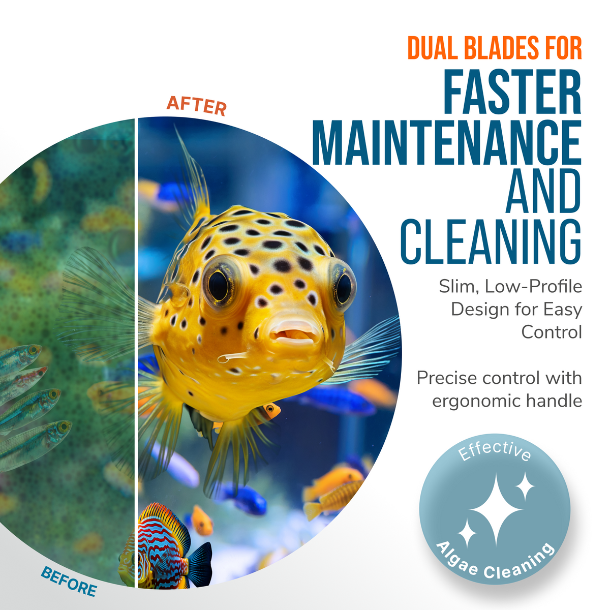 Aquarium Algae Cleaner (Standard)