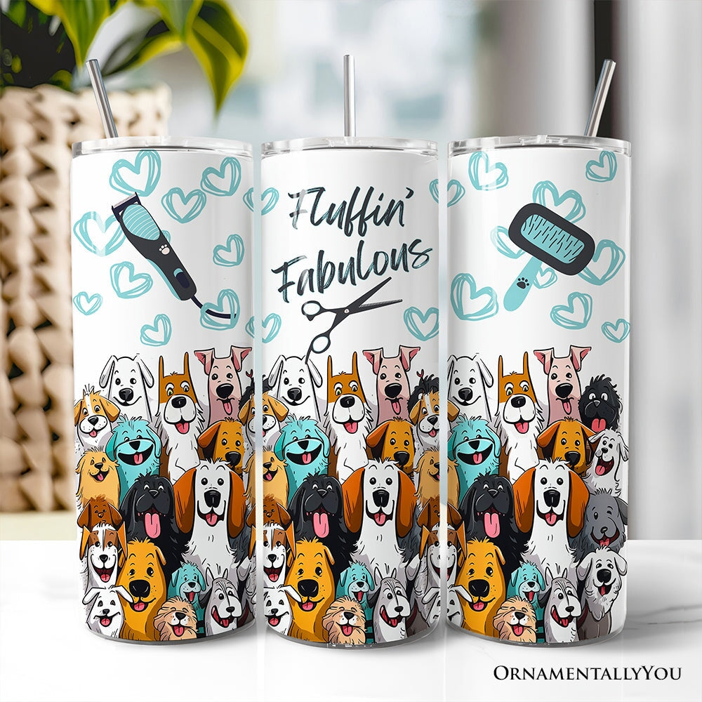Personalized Tumbler With Lid and Stainless Steel Straw
