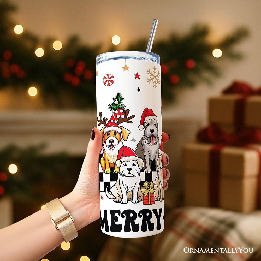 Personalized Tumbler With Lid and Stainless Steel Straw