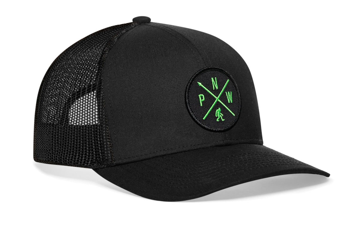 Pacific Northwest Bigfoot Trucker Hat  |  PNW X Snapback