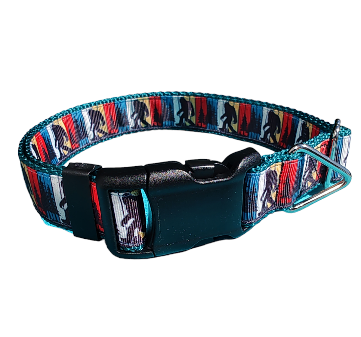 Bigfoot Green Dog Collar MD, LG, XL, Leash