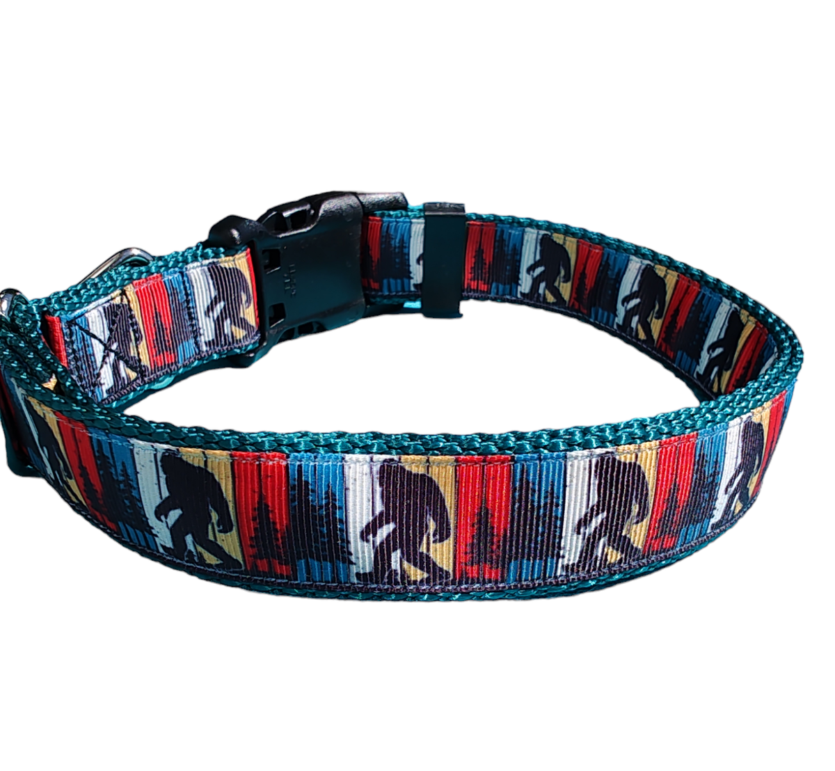 Bigfoot Green Dog Collar MD, LG, XL, Leash
