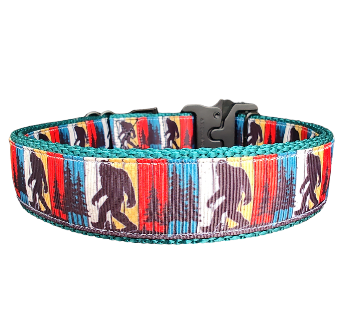 Bigfoot Green Dog Collar MD, LG, XL, Leash