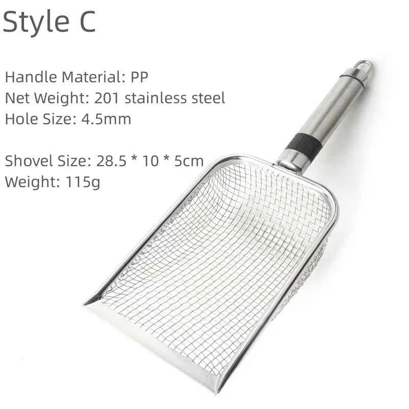 Stainless Steel Cat Litter Scooper