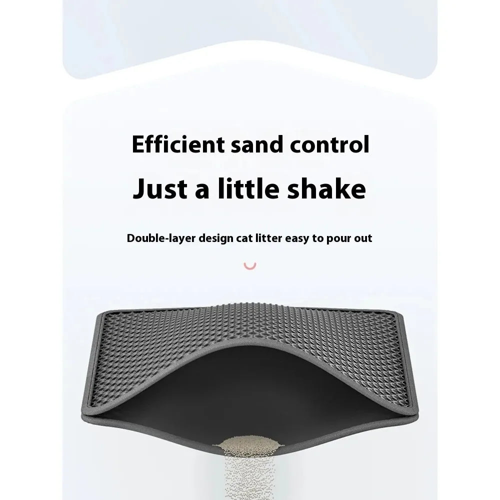 Cat Litter Mat Waterproof Double Layer