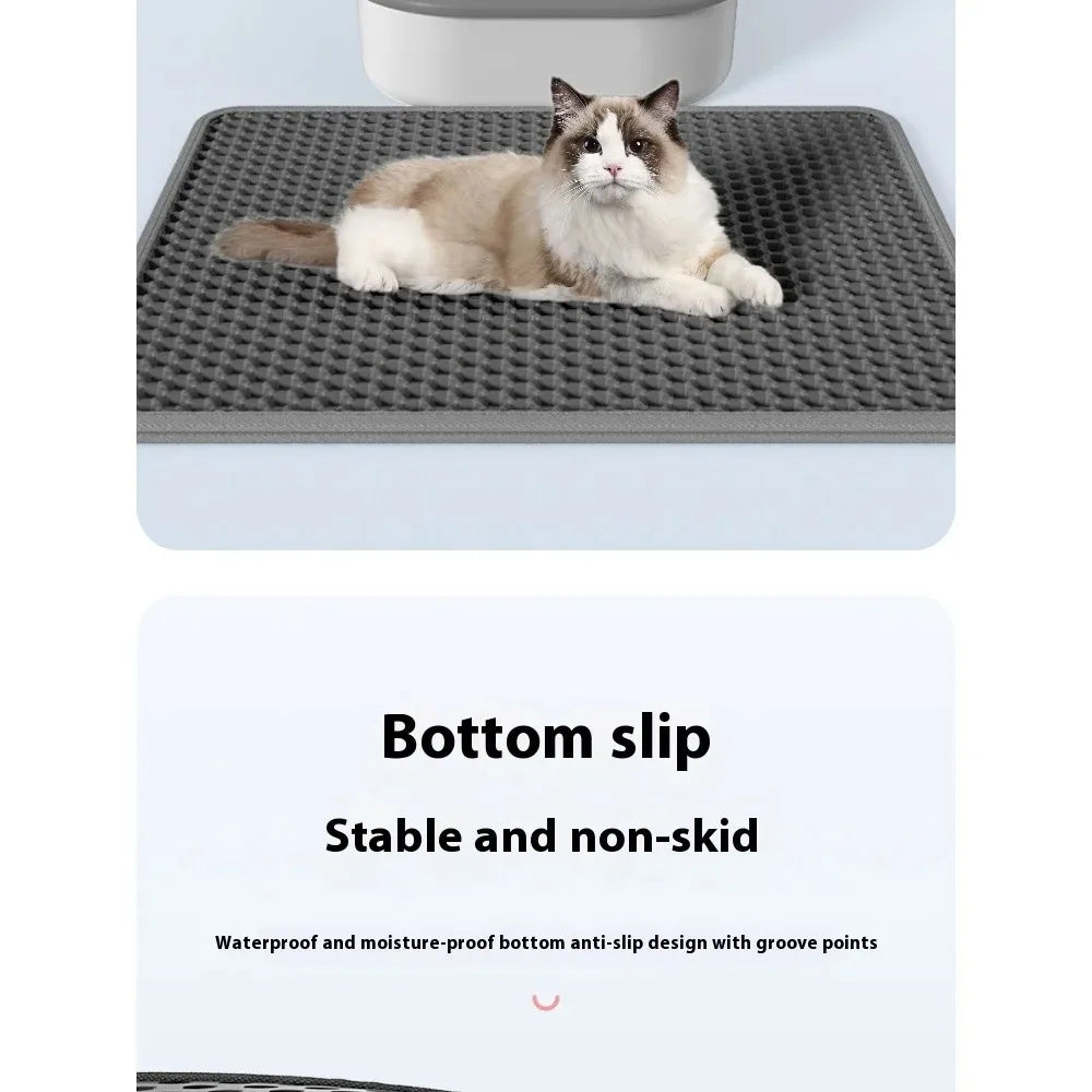 Cat Litter Mat Waterproof Double Layer