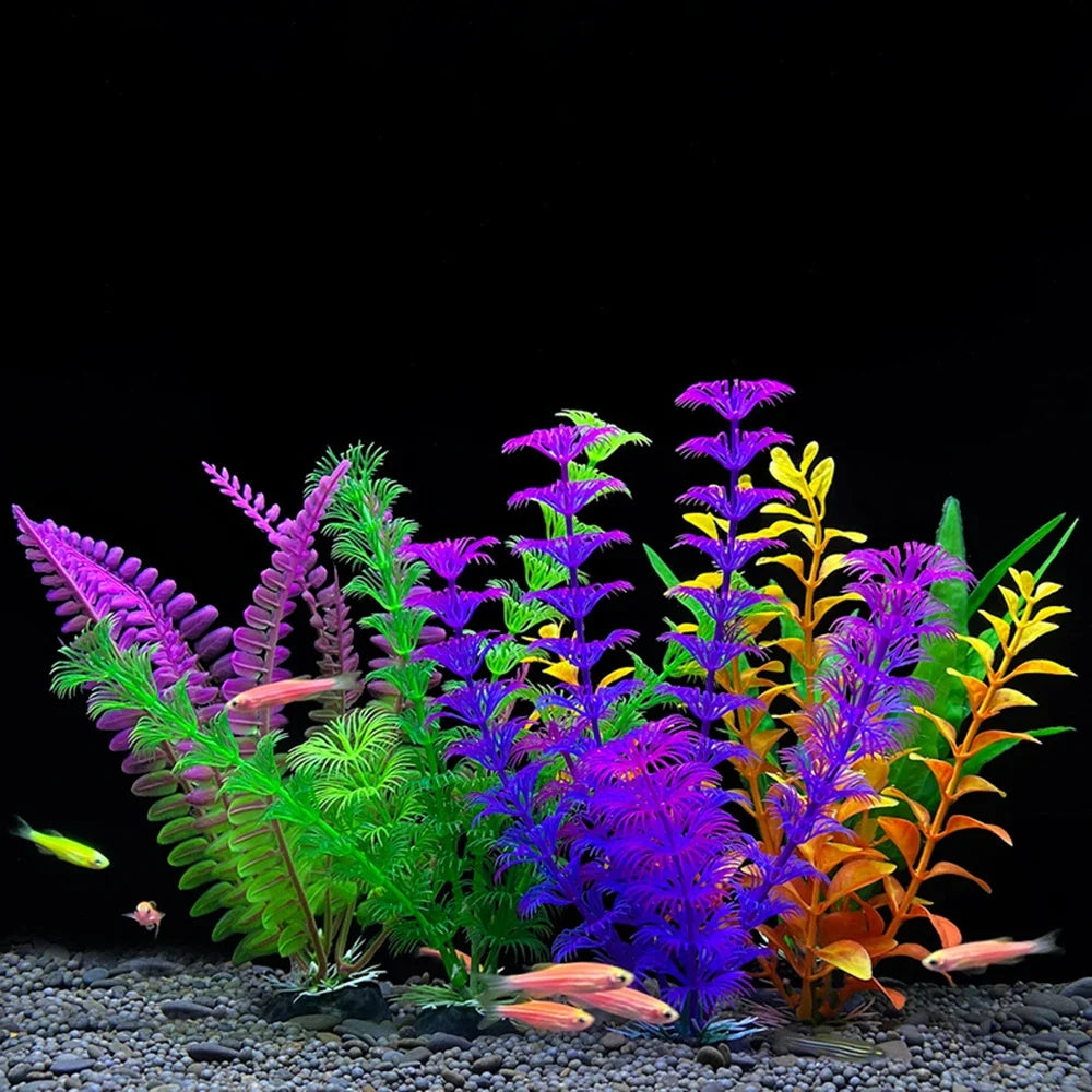 1PC Plastic Simulated Aquatic Plants For Fish Tank, Aquarium Decoration,