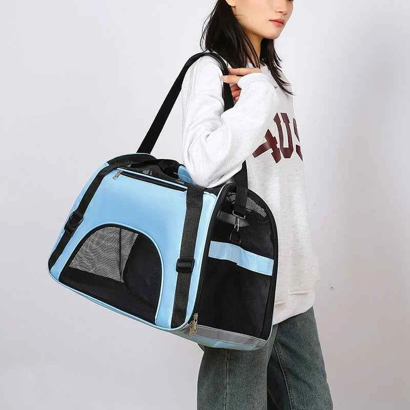 Cat & Dog Carrier Bag – Breathable Travel Handbag